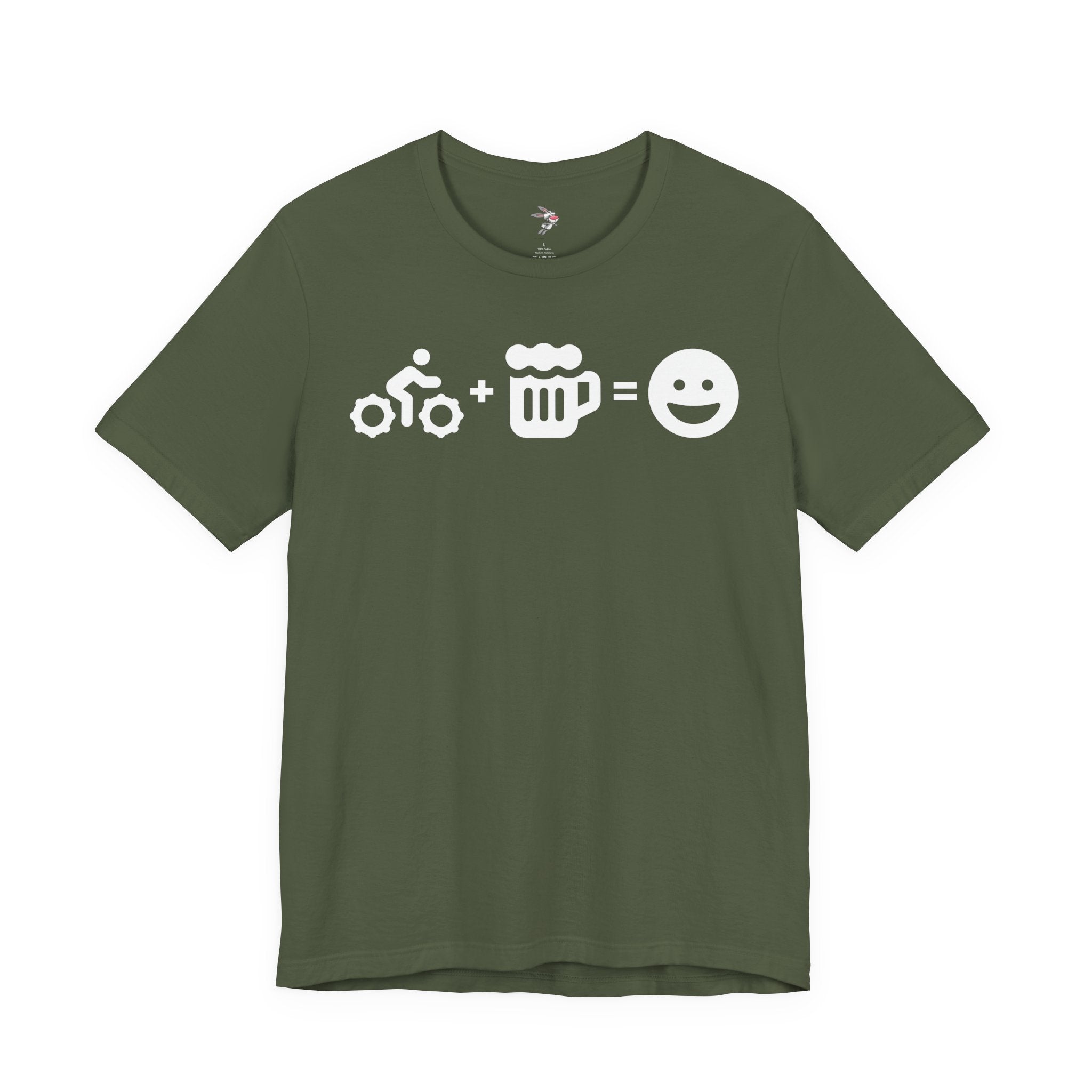 Bikes + Beer Cycling T-Shirt | Bunny Hop Designs