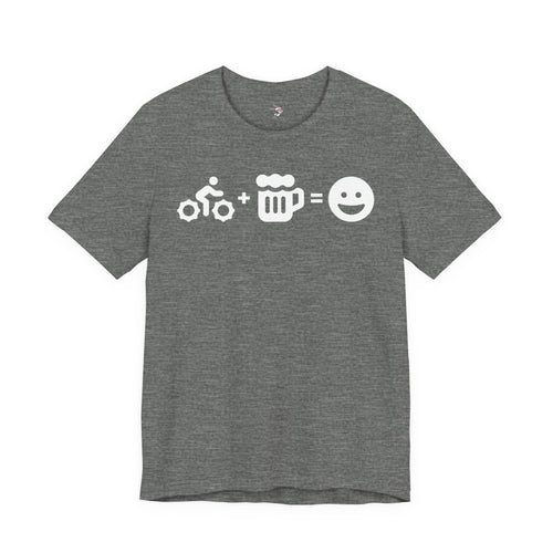 Bikes + Beer Cycling T-Shirt | Bunny Hop Designs