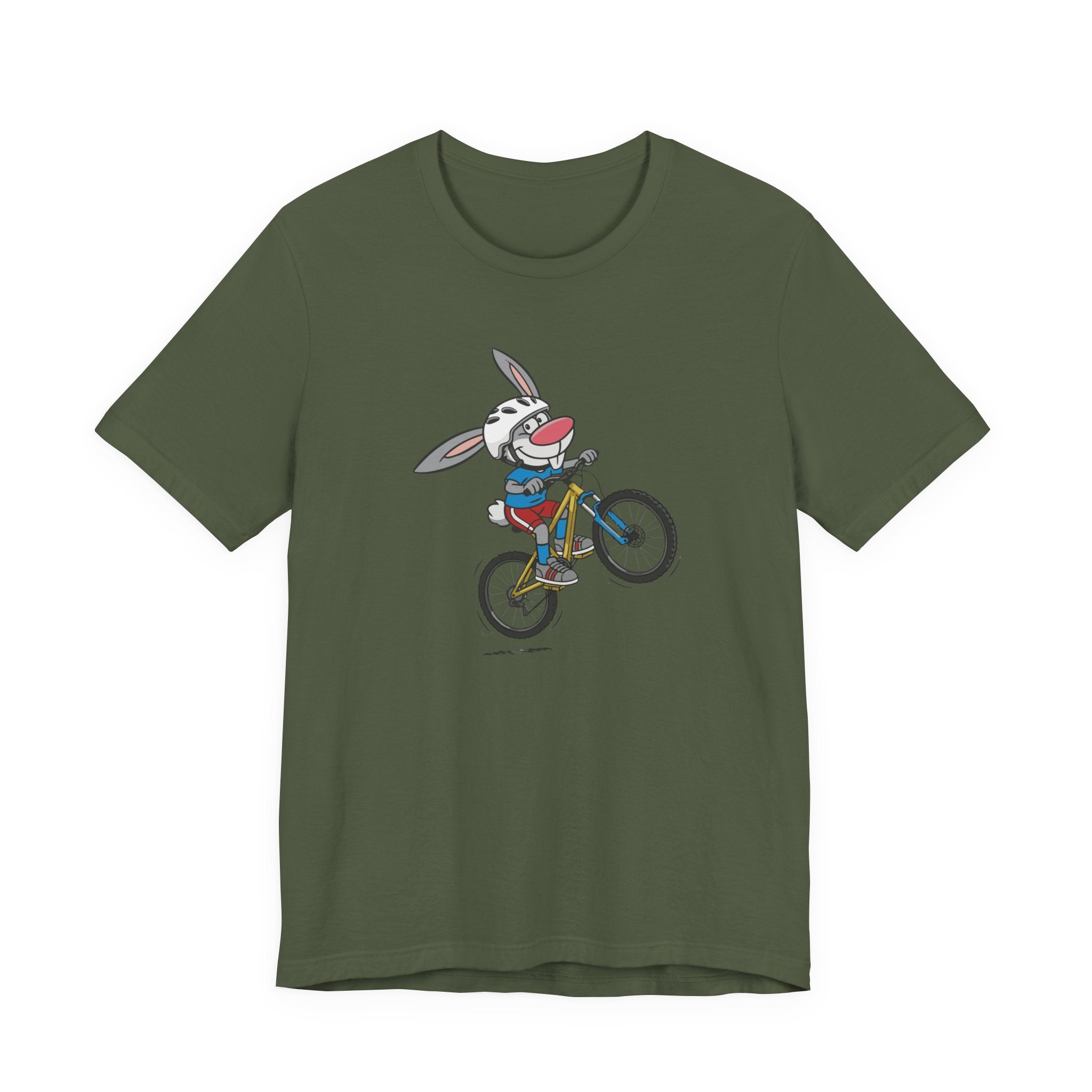 Miles – Bunny Hopping | Mountain Bike T-Shirt for Riders Who Ride for Joy