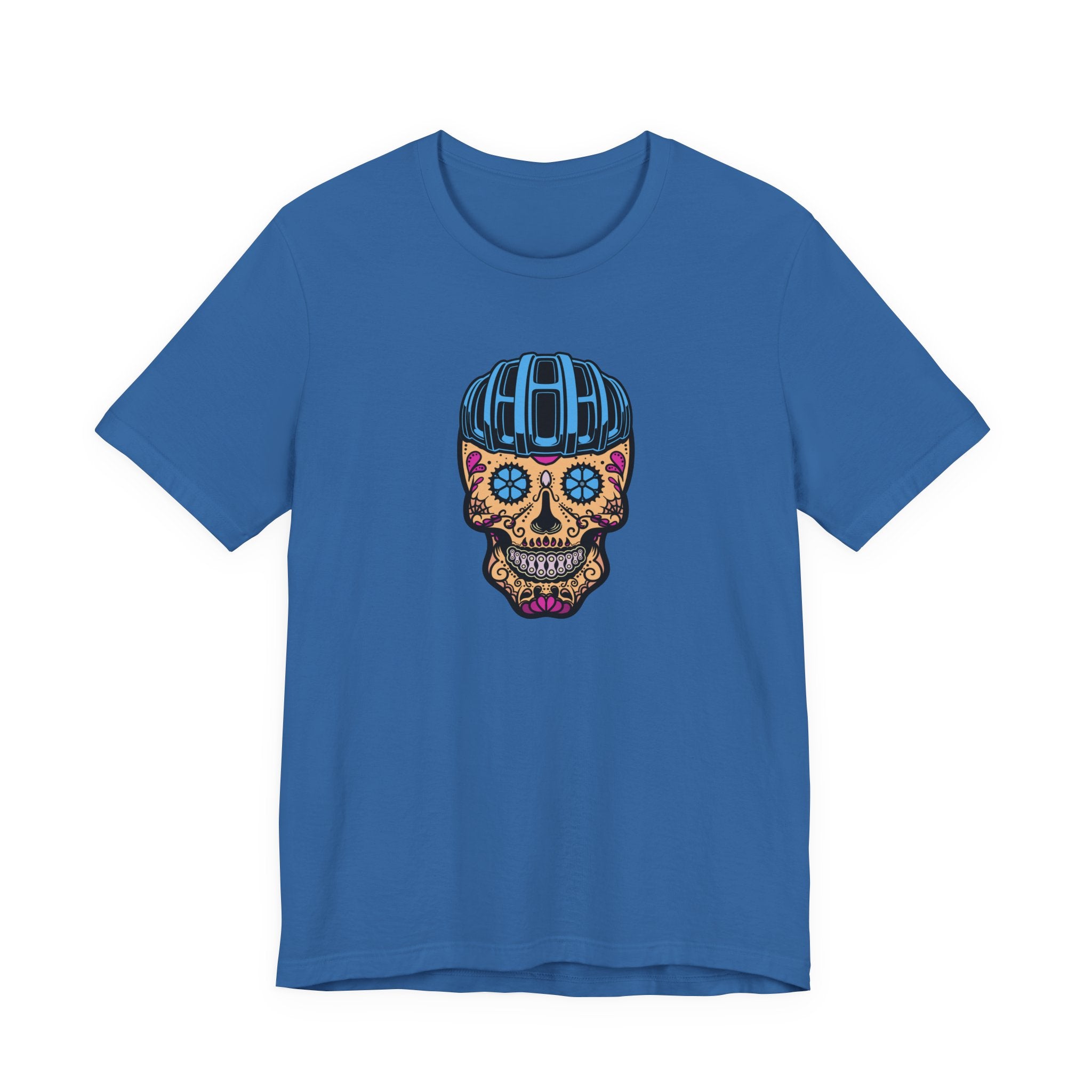 Bike Calavera (Full Color) | Cycling T-Shirt Inspired by Día de los Muertos